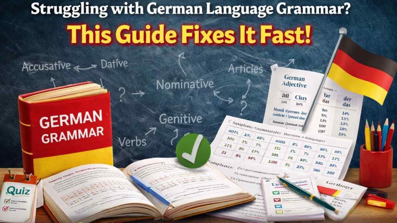 Struggling with German Language Grammar? This Guide Fixes It Fast!