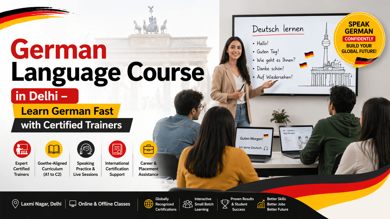 German Language Course in Delhi – Learn German Fast with Certified Trainers
